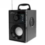 Kannettava kaiutin MEDIA-TECH MT3179, 20 W (RMS 15 W), Bluetooth 5.1, FM, MicroSD, USB, AUX, Li-Ion, 6 h, puukotelo