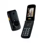 Flip-puhelin AGM M8 FLIP — Dual-SIM, 7,11 cm (2,8 tuuman) näyttö, 1500 mAh akku, 162 g, musta