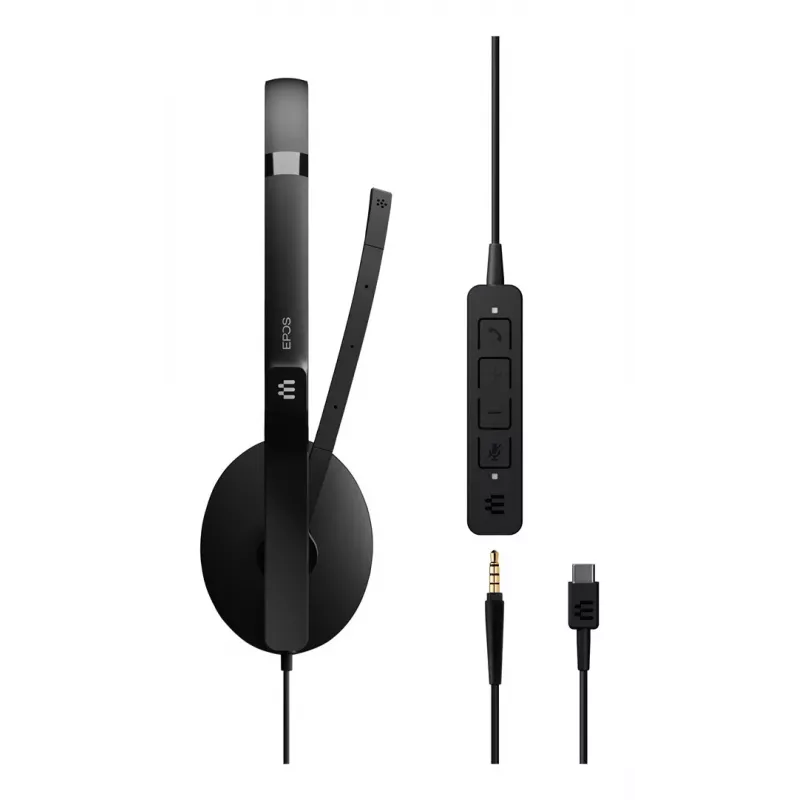 EPOS ADAPT 165 USB-C II kuulokemikrofoni langallinen panta toimisto/callcenter USB Type-C musta
