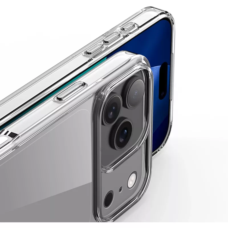 Nevox StyleShell Flex -suojakuori iPhone 17 Pro, läpinäkyvä