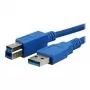 MediaRange – USB-kaapeli – USB Type-B (uros) - USB Type-A (uros) – 3,0 m – sininen (MRCS149)