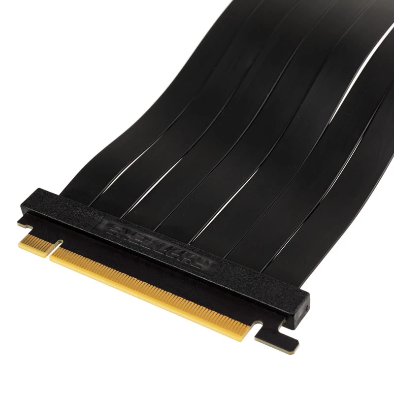 PHANTEKS PCIe x16 -riser-nauha-kaapeli, 90 astetta, 22 cm – musta