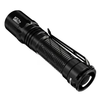 Käsivalaisin Nitecore MT2C Pro, kompakti alumiini-LED, USB-ladattava, 50 lm min, vedenpitävä 2 m, iskunkestävä, 117,5 mm, 64 g, musta