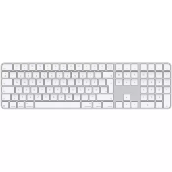 Apple MXK73DK/A Magic Keyboard Touch ID:llä ja numeronäppäimistöllä, langaton, tanskalainen, valkoinen
