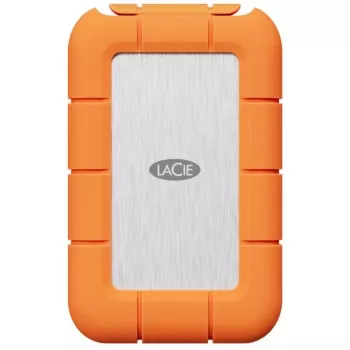 Ulkoinen SSD LaCie STND4000400 4 TB USB4 Gen 3x2 Thunderbolt USB Type-C, oranssi/ruostumaton teräs