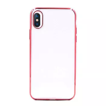 Puhelimen pehmeä kotelo Devia iPhone XS Max -puhelimelle, punainen TPU-suojakotelo