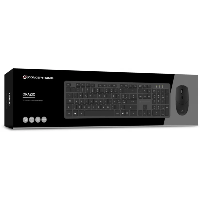Näppäimistö ja hiiri mukana Conceptronic Orazio ORAZIO01IT