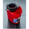 Vileda SuperMocio Torsion Power moppiämpäri puristimella, punainen