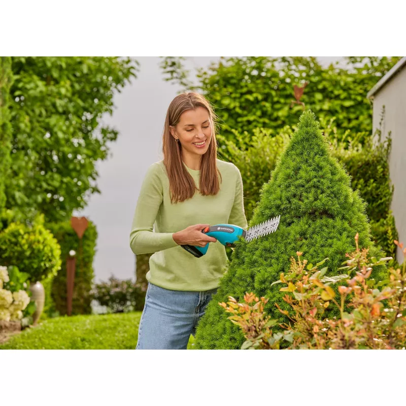 Akkukäyttöinen ruohosakset GARDENA 14750-55 20 cm 18 V vihreä harmaa