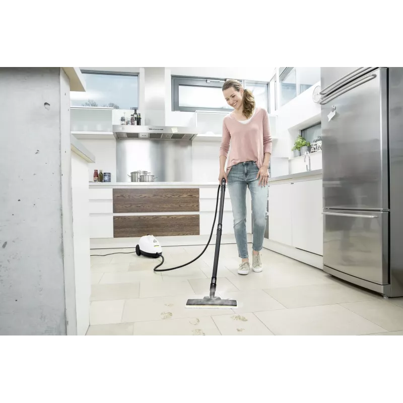 Kärcher SC 2 EasyFix sylinterimäinen höyrypuhdistin 1 L 1500 W musta, valkoinen