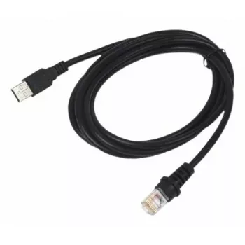 Datalogic - USB-/virtakaapeli - USB - 1,2 m - musta - Datalogic WLC4190, WLC4190-HC, Gryphon I GBT4200, GD4220, GD4290, GM4200