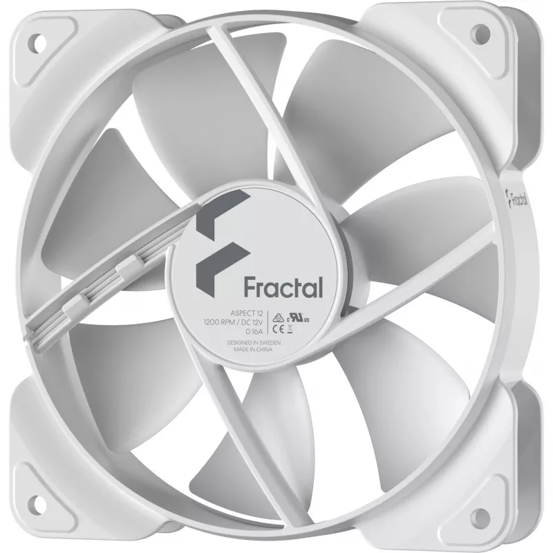 Fractal Design Aspect 12 120 mm kotelotuuletin valkoinen