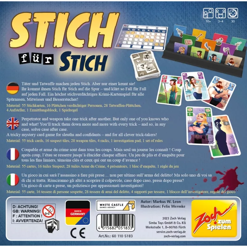 Stich for Stich, korttipeli