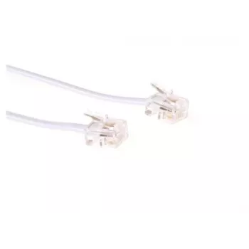 Puhelinkaapeli Microconnect MPK181W RJ11 RJ11 1 m valkoinen