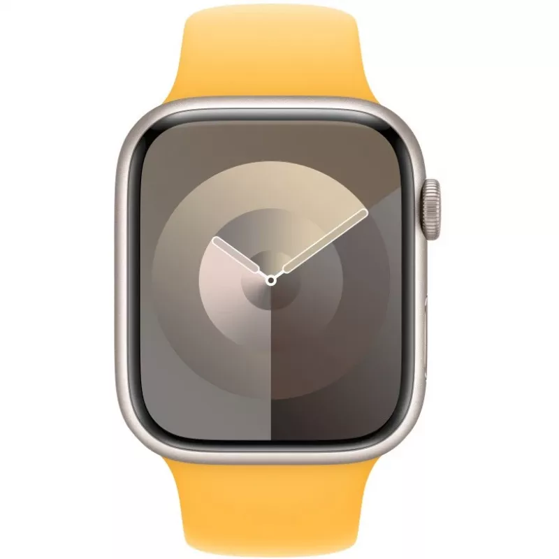 Apple-ranneke 45 mm Sunshine urheiluranneke S/M keltainen