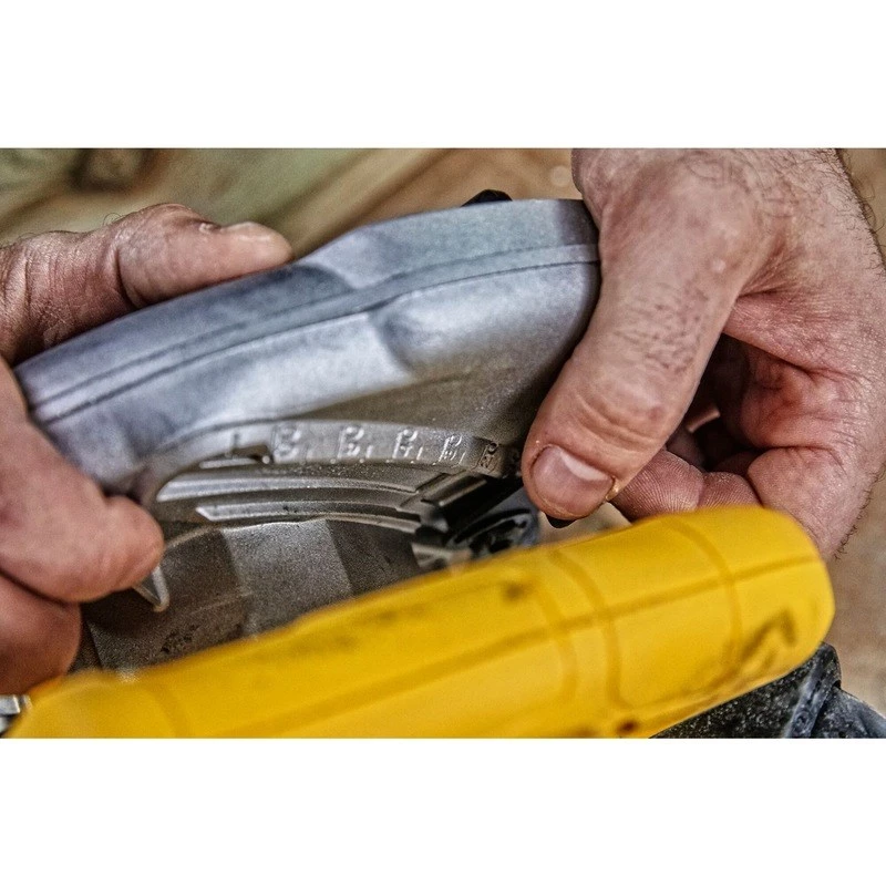 DeWALT DWE560 käsipyörösaha, 1350 W, 184 mm terä, 5500 kierr./min, keltainen/musta