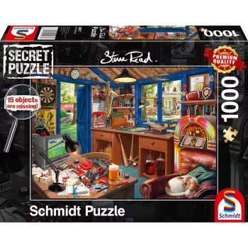 Steve Read: Secret Puzzle - Isän työpaja (1000 palaa)