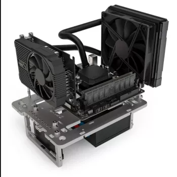 Streacom Benchtable BC1 Mini V2 Titan — kompakti testipenkki ATX-yhteensopivuudella