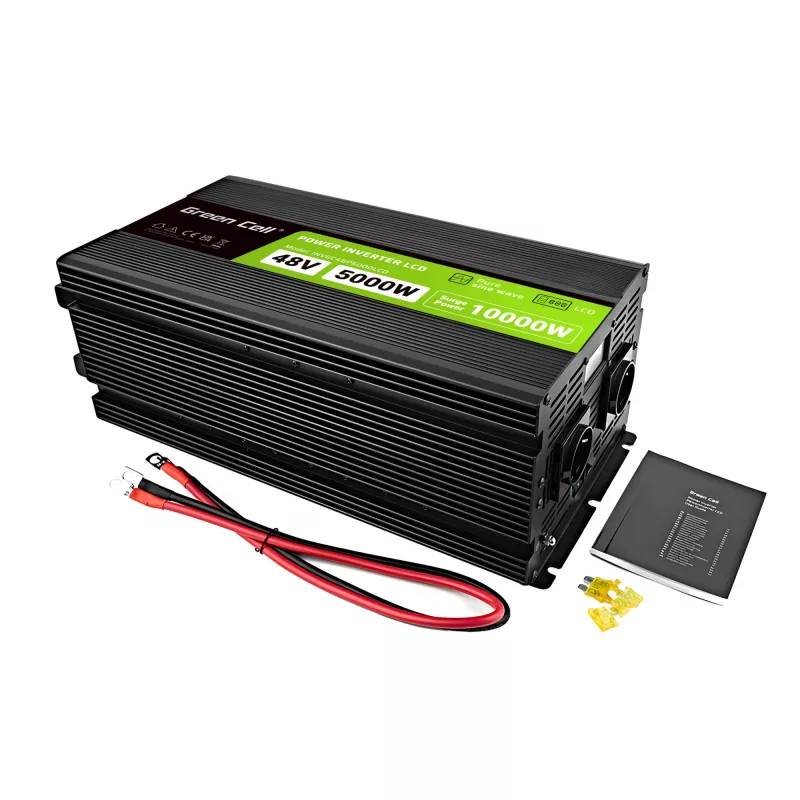 LCD-muunnin 48V 5000W/10000W puhdas sini aalto näytöllä