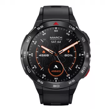Mibro GS Pro älykello GPS-paikannus 1.43 tuuman AMOLED HD -näyttö 5ATM vedenkestävä Bluetooth-puhelut urheilu naiset miehet älykellot