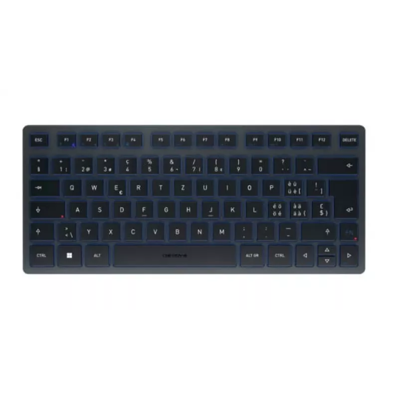 Bluetooth-näppäimistö CHERRY KW 7100 MINI BT QWERTZ sveitsi sininen langaton