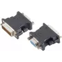 DVI-D-pistoke - VGA-liitäntä sovitin S/CONN SI-77416-2