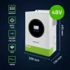 Hybridi-aurinkoinvertteri off-grid 6200W | 120A