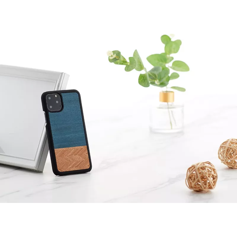 Älypuhelinkotelo man and wood iPhone 11 Pro – Denim-musta