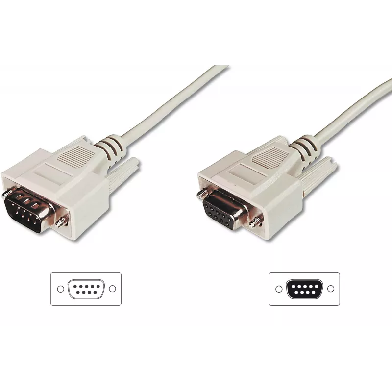 Sarjakaapeli ASSMANN Electronic D-Sub9 2,0 m