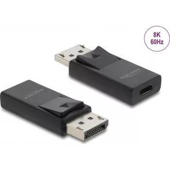 DELOCK USB Type-C -DisplayPort-adapteri 8K HDR- ja HDCP-tuella