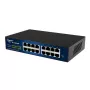 Hallittava kytkin ALLNET 112534 L2 Gigabit Ethernet 16 porttia 19U musta