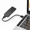 M.2 SATA SSD-kotelo QOLTEC 51854 USB 3.0 työkaluton