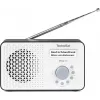 TechniSat VIOLA 200 DAB+ digitaalinen radiokello, valkoinen/musta