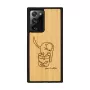 Man and Wood -suojakotelo Samsung Galaxy Note 20 Ultra – kissa ja kala -kuvio