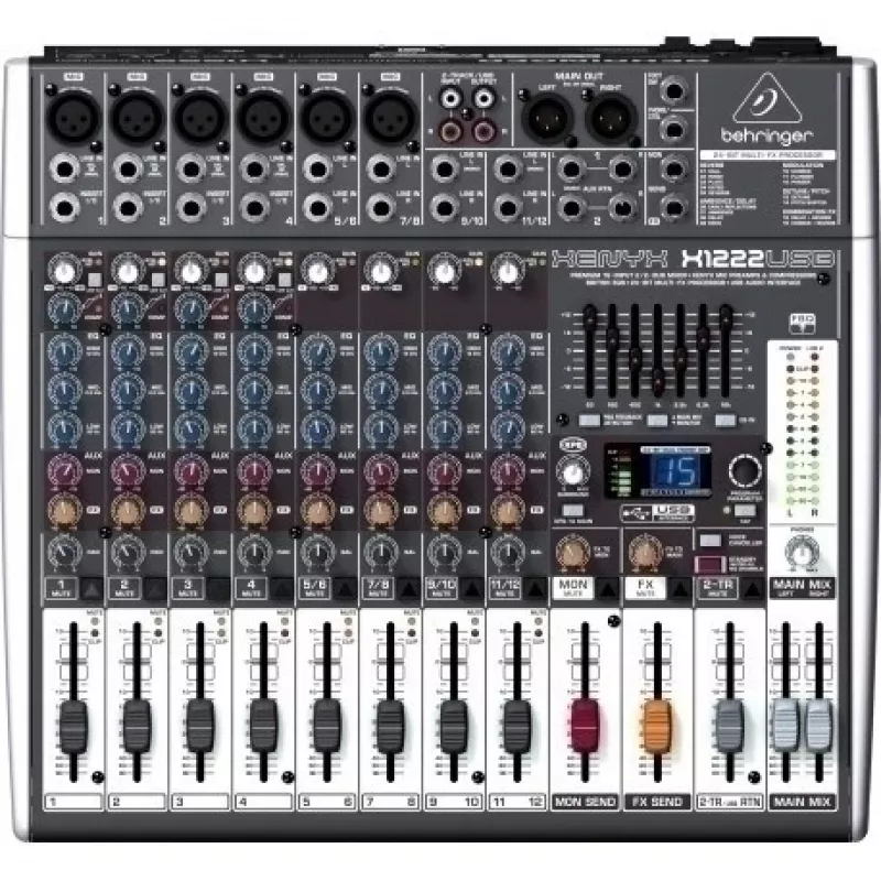 Behringer X1222USB audiomikseri 4 kanavaa