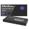 Qoltec 51799 aktiivinen HDMI-jakaja 4 x HDMI 4K x 2K | 6 Gb/s | 60 Hz
