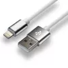 everActive kaapeli USB Lightning 1 m - valkoinen, silikoni, pikalataus, 2,4A - CBS-1IW