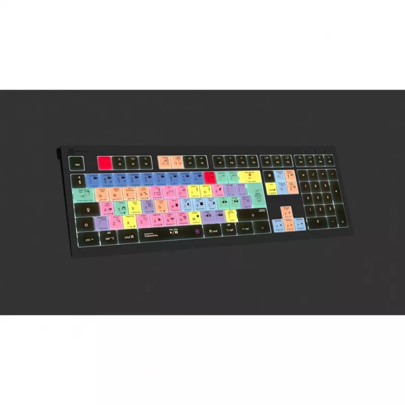 Logickeyboard LKB-PPROCC-A2M-UK näppäimistö USB QWERTY englanti musta (LKB-PPROCC-A2M-UK)
