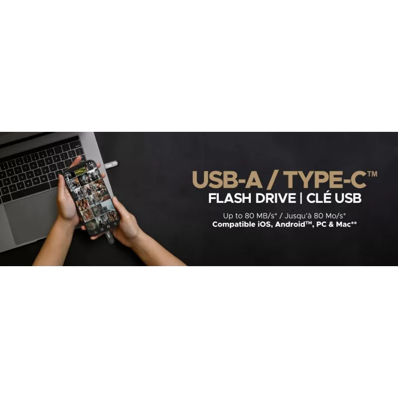 USB-muistitikku Emtec 128 GB USB Type-C 3.2 Gen 1 C280