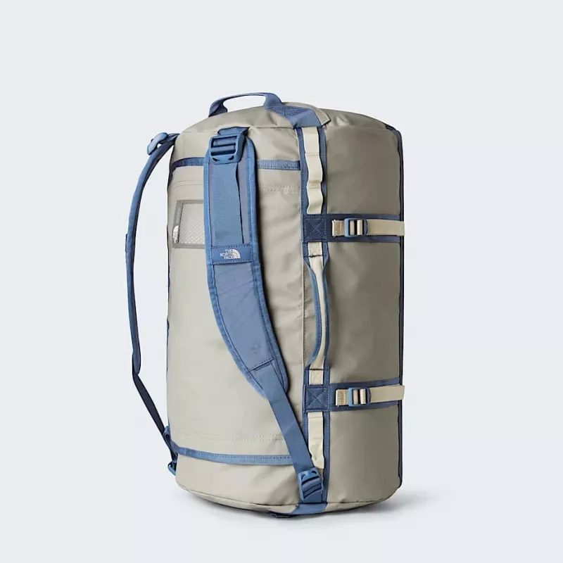 Matkalaukku The North Face Base Camp Duffel S - stone slab/granite harmaa
