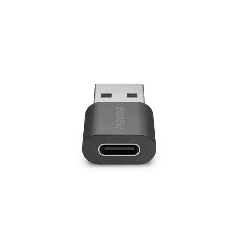 Hama USB-sovitin, USB-A uros - USB-C naaras, USB 3.2 Gen2, 10 Gbit/s