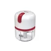 Beper P102ROB050 USB-ladattava silppuri, 0,25 L, 30 W, valkoinen/punainen