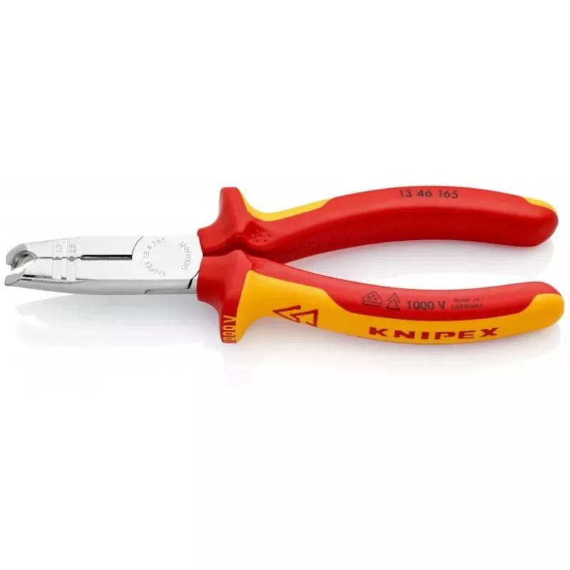 Knipex 13 46 165 kuorintapihdit punainen, keltainen