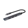 USB 3.0 4-porttinen USB-keskitin SAVIO AK-71 USB-C isännällä, 5000 Mbit/s, 2 vuoden takuu
