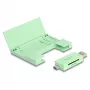 Kortinlukija DeLOCK 91015 USB 3.2 Gen 1 Type-A/Type-C minttu