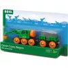 Wagon BRIO Clever Crane Wagon Lift and Load musta vihreä