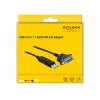 Sarjakaapeli DeLOCK 66281 musta 1,8 m RS-232 USB Type-A