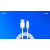 USB 2.0 -kaapeli SAVIO CL-168, USB A (uros) - USB C (uros), 3 m, valkoinen