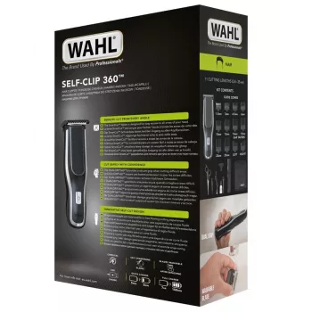 Wahl Self-Clip 360 musta, hopea litiumioni (Li-Ion)