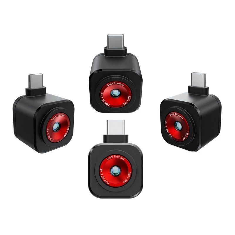 Seek Thermal Nano 300 CQ-DBAX lämpökamera Android-laitteille, USB-C, 320×240, 25 Hz, musta